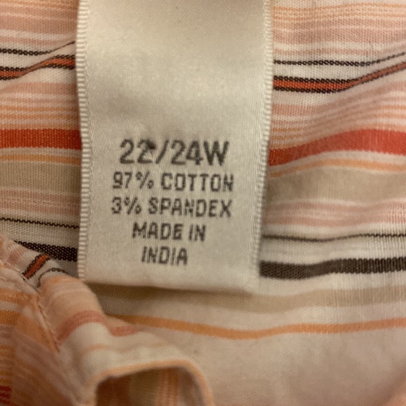 Fashion Bug stretch sleeveless blouse. Size 22/24 I. Shades of pinks - Picture 6 of 13